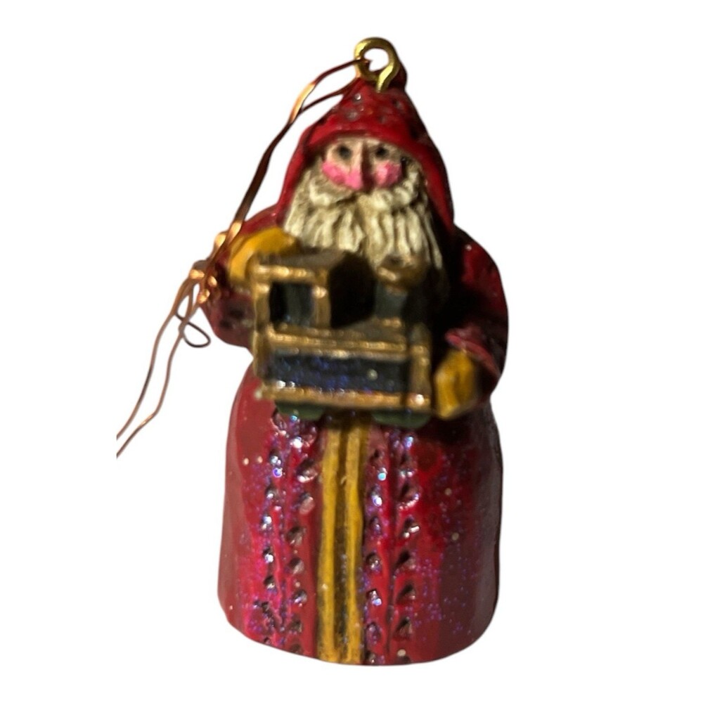 Midwest Cannon Falls Pam Schifferl Santa Claus Train Holiday Ornament 2"